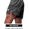 image:imageHayabusa Hexagon MidThigh Fight ShortGray