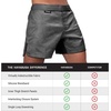 image:imageHayabusa Hexagon MidThigh Fight ShortGray