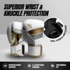 image:imageHayabusa T3 Boxing Gloves  SparringWhiteGold