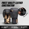 image:imageHayabusa T3 LX Leather Boxing GlovesObsidianGold