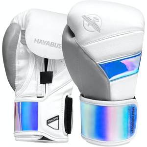image:imageHayabusa T3 Boxing Gloves  SparringWhiteIridescent
